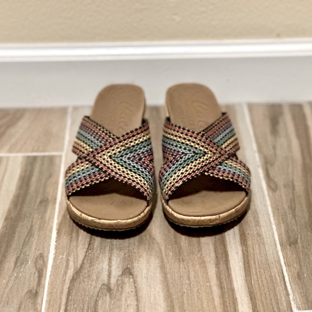 Skechers Cali Foam Wedge Sandal size 7